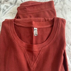 Free people thermal cozy set